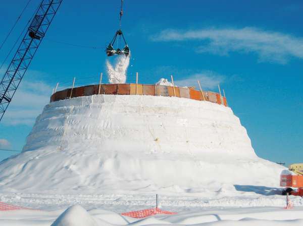 Maine still holds the world record for the tallest snowman